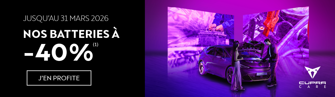 Votre nouvelle batterie à -40% !